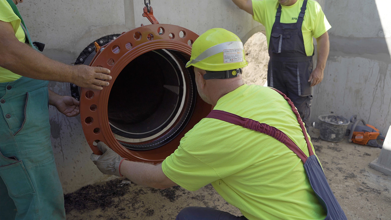 DN 600 Multi/Joint beépítés Debrecenben